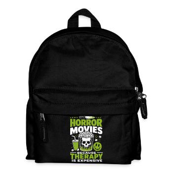 Les films d’horreur parce que la thérapie coûte cher - Sac à dos Enfant - noir - Devant