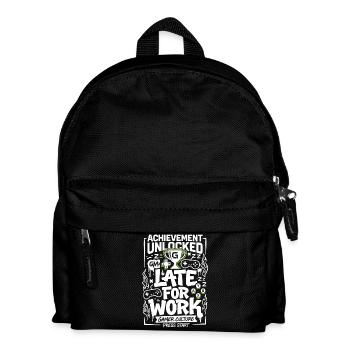 Achievement Unlocked Gamer Life - Kids' Backpack - black - Front