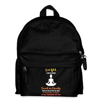 Zodiac sign Leo - Kids' Backpack - black - Front