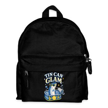 Tin Can Glam Sardines with Sunglasses - Kids' Backpack - black - Front