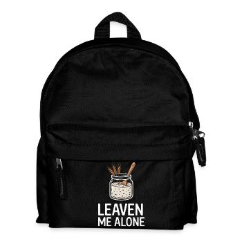 Lass Mich Teig in Ruhe - Kinder Rucksack - Schwarz - Vorne