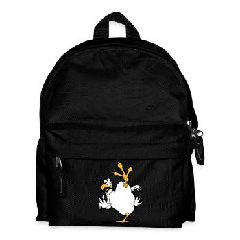 kung_fu_chicken - Kids' Backpack - black - Front