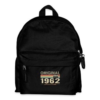 Original 1962 Vintage 1962 Retro Birthday 1962 - Kids' Backpack - black - Front
