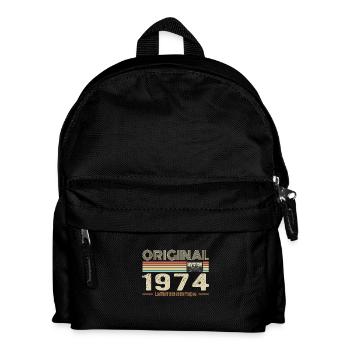 Original 1974 Vintage 1974 Retro Birthday 1974 - Kids' Backpack - black - Front
