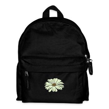 Blume Blüte pastell grün st patrick's day  - Kinder Rucksack - Schwarz - Vorne