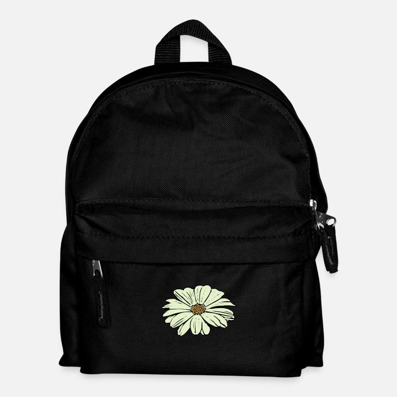 Blume Blüte pastell grün st patrick's day  - Kinder Rucksack - Schwarz