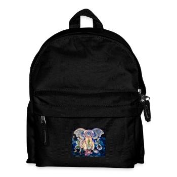 Mandala Elephant / Spirit by Anima Art by Silvia, - Kids' Backpack - black - Front