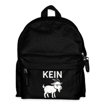 Lustiger Spruch Witzig Kein Bock Geschenkidee - Kinder Rucksack - Schwarz - Vorne
