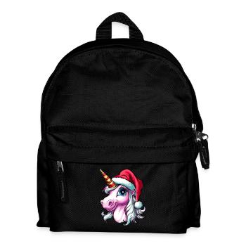 Unicorn Christmas - Kids' Backpack - black - Front