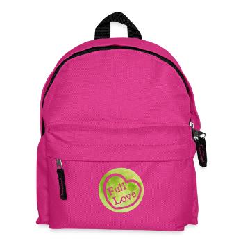 Amour rebelle Vert Pleine Lune Amour - Sac à dos Enfant - fuchsia - Devant