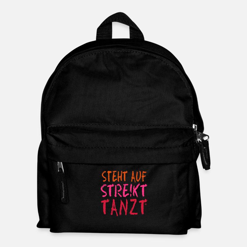 Steht auf - Kinder Rucksack - Schwarz