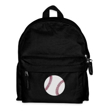 Baseball - Kinder Rucksack - Schwarz - Vorne