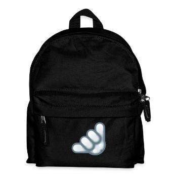 Smiley Hand Signal - Kids' Backpack - black - Front