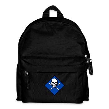Crâne et os - Sac à dos Enfant - noir - Devant