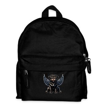 Ange carlin mignon de style baroque gothique - Sac à dos Enfant - noir - Devant