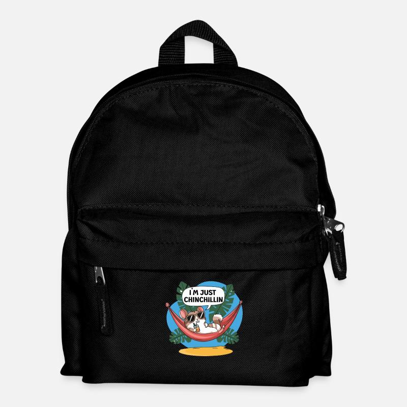 Chinchillin Relaxer - Kinder Rucksack - Schwarz