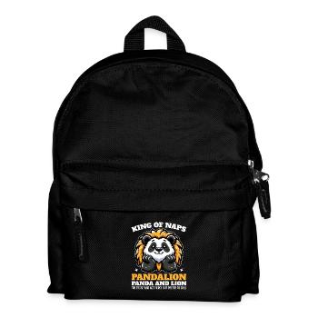 KÖNIG DER NICKERCHEN - PANDALION - Kinder Rucksack - Schwarz - Vorne