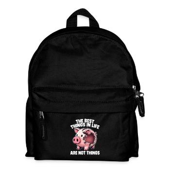LES MEILLEURES CHOSES DE LA VIE NE SONT PAS DES CHOSES - Sac à dos Enfant - noir - Devant