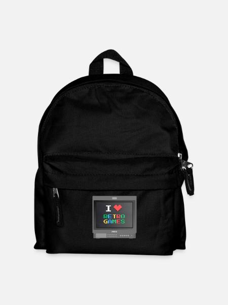 PVM Lover - Retrogames (Black) - Kids' Backpack - black