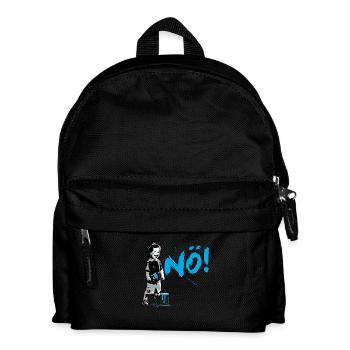 Boy Power NO Frecher Junge Protest Statement - Kinder Rucksack - Schwarz - Vorne