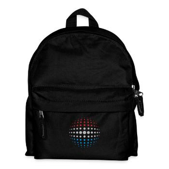 geo_dotsphere_luxembourg_3c01 - Kinder Rucksack - Schwarz - Vorne