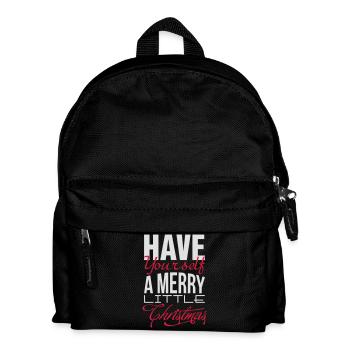 Have yourself a merry little christmas - Kinder Rucksack - Schwarz - Vorne