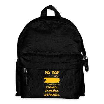 ESPANOL ESPANA SPANIEN Umhängetasche - Kinder Rucksack - Schwarz - Vorne
