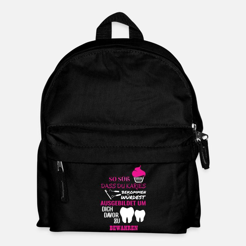 Zahnarzthelferin - Kinder Rucksack - Schwarz