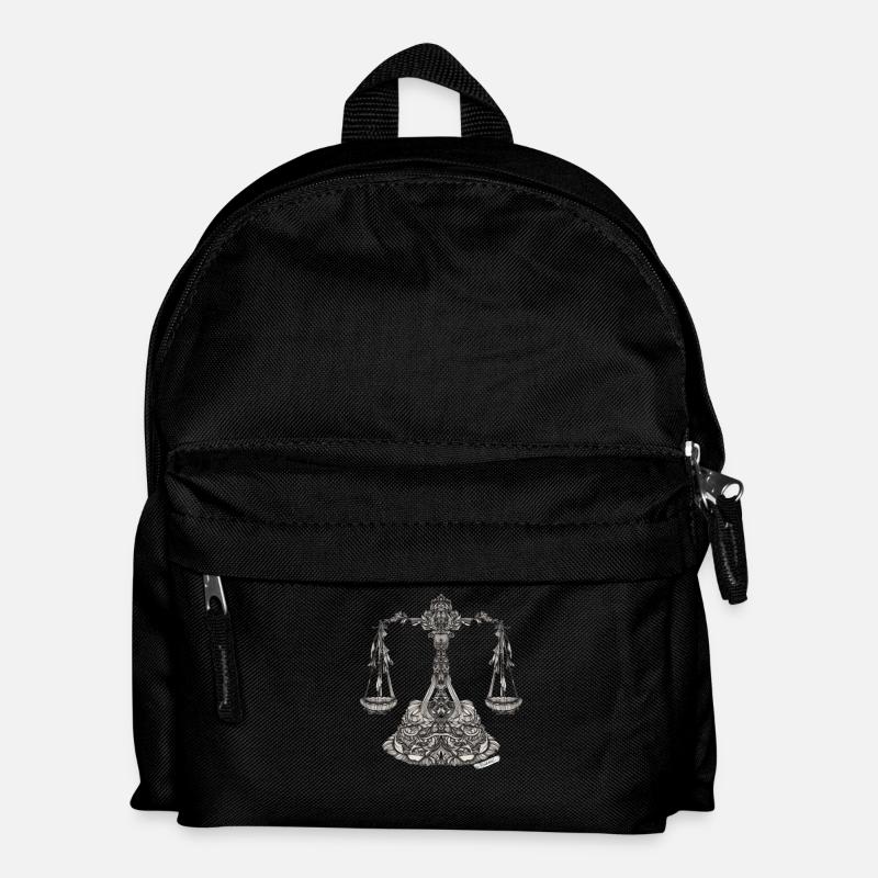 Libra Zodiac - Kids' Backpack - black