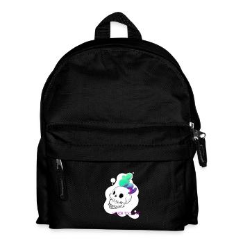 Conception de crâne collection streetwear Illustration - Sac à dos Enfant - noir - Devant