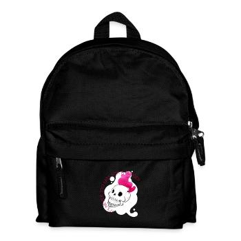 Burger Streetwear Kollektion - Kinder Rucksack - Schwarz - Vorne