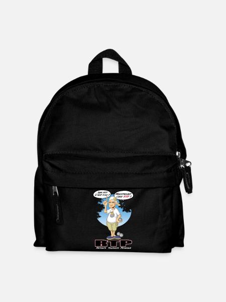 Schüsseln und Ruhestand - Kinder Rucksack - Schwarz