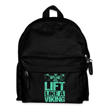 Lift Like A Viking Training wie Wikinger - Kinder Rucksack - Schwarz - Vorne