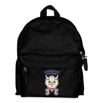 Mornings Are For Monsters - Kids' Backpack - black - Front