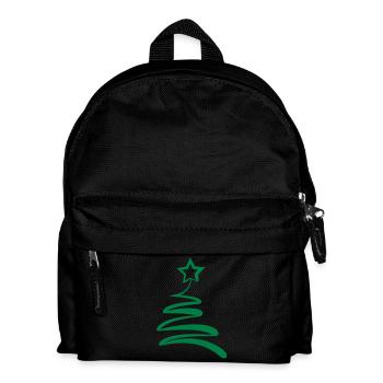 Christmas Tree - Kids' Backpack - black - Front