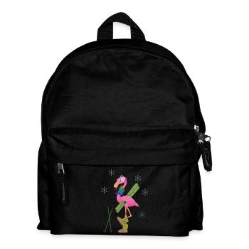 Ski d'hiver Flamingo - Sac à dos Enfant - noir - Devant
