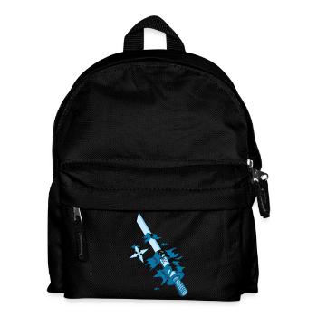 Motif épée samouraï japon - Sac à dos Enfant - noir - Devant