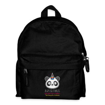 Cadeau Pandicorn Panda Unicorn Fantasy Trend - Sac à dos Enfant - noir - Devant