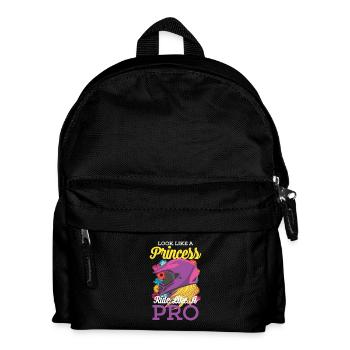 Motocross Princess Dirt Bike moto cadeau - Sac à dos Enfant - noir - Devant
