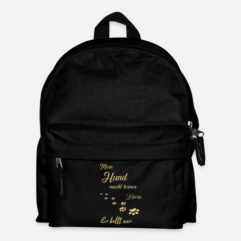 Dogs dog talk - Kids' Backpack - black