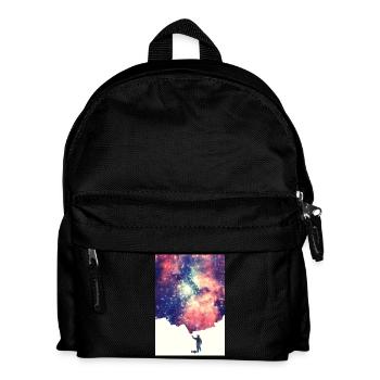 Painting the universe - Mobile Phone Case - Kids' Backpack - black - Front
