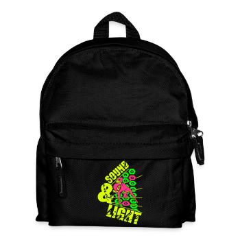 Musik: Sound&Light - Kinder Rucksack - Schwarz - Vorne