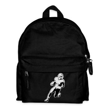 American Football - Kinder Rucksack - Schwarz - Vorne