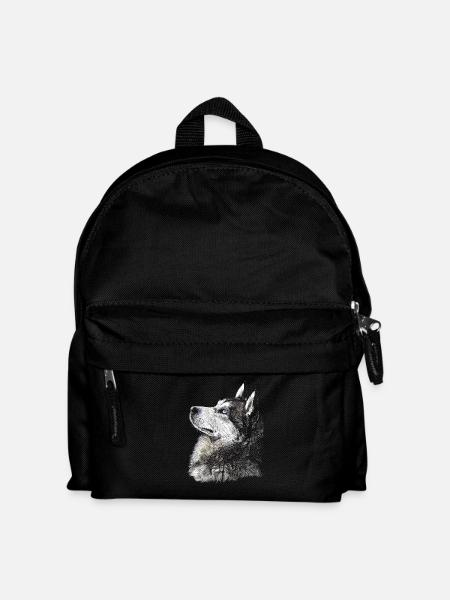 Husky - Kinder Rucksack - Schwarz
