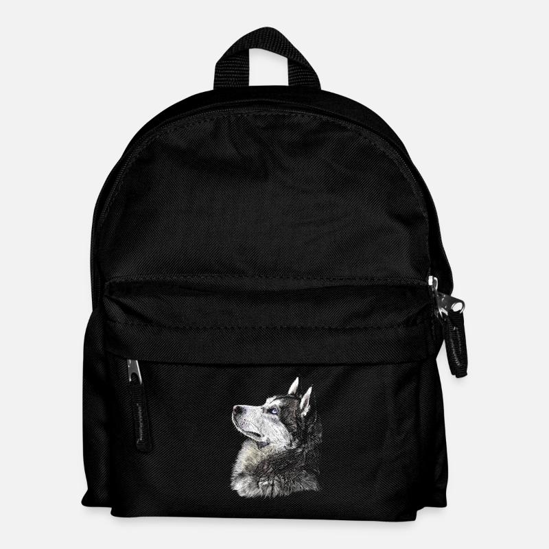 Husky - Kinder Rucksack - Schwarz