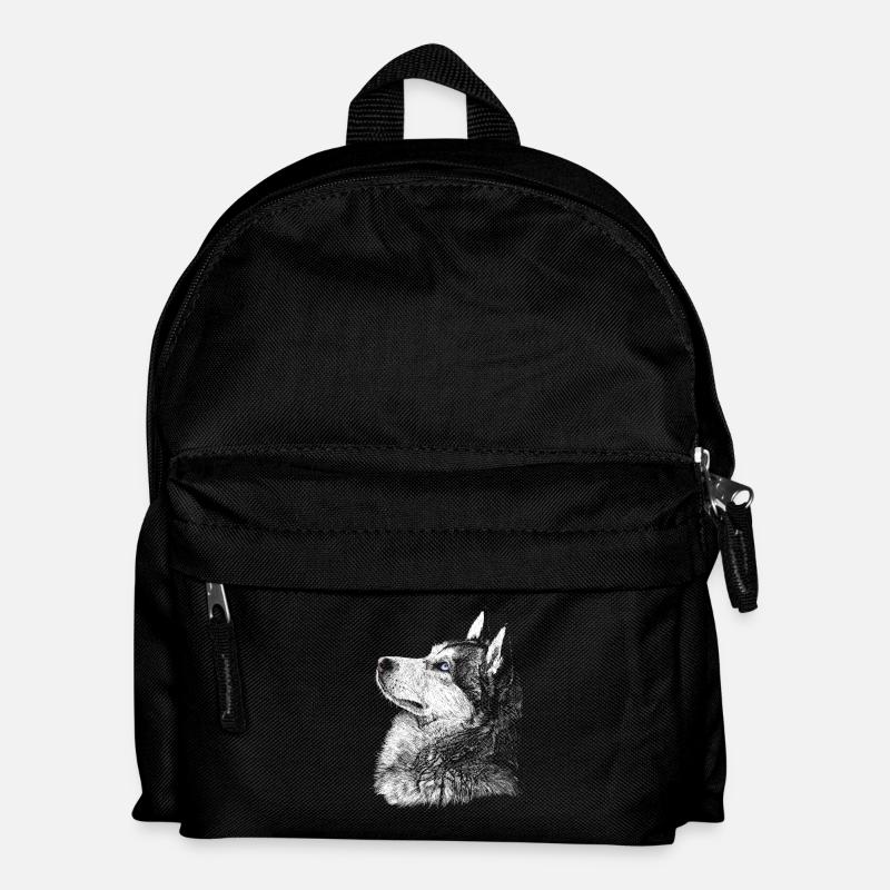 Husky - Kinder Rucksack - Schwarz