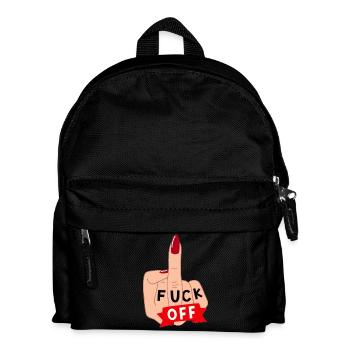Verpiss dich. Für Damen, die gerne Abstand halten* - Kinder Rucksack - Schwarz - Vorne