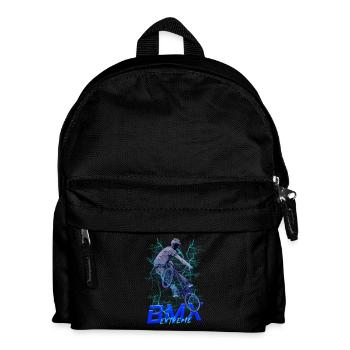 BMX Extreme Neon Stunt - Kids' Backpack - black - Front