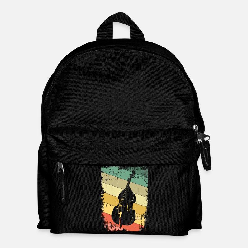 Kontrabass - Kinder Rucksack - Schwarz