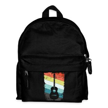 guitar - Kids' Backpack - black - Front
